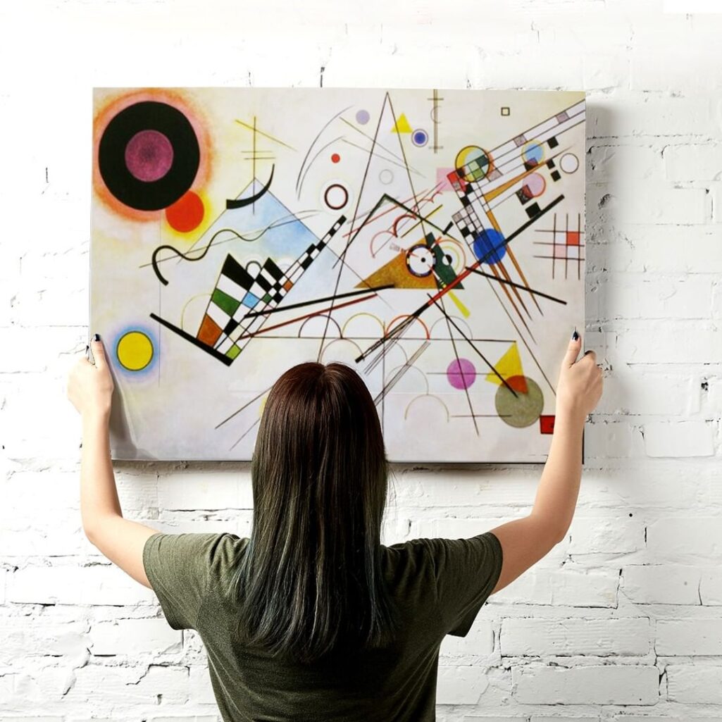 Πινακας σε καμβά KANDINSKY - COMPOSITION No8