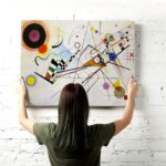 Πινακας σε καμβά KANDINSKY - COMPOSITION No8