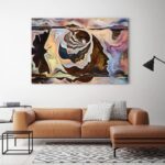 Πινακας σε καμβά ABSTRACT FACES