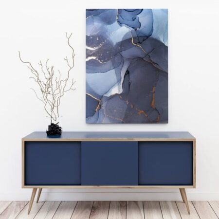 OUTLET Πινακας σε καμβά ABSTRACT MARBLE 100cm x 65cm - OUTLET