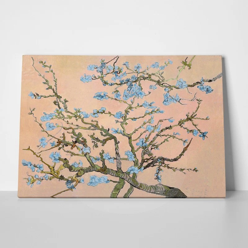 Πινακας σε καμβά VAN GOGH - ALMOND BLOSSOM PASTEL PEACH