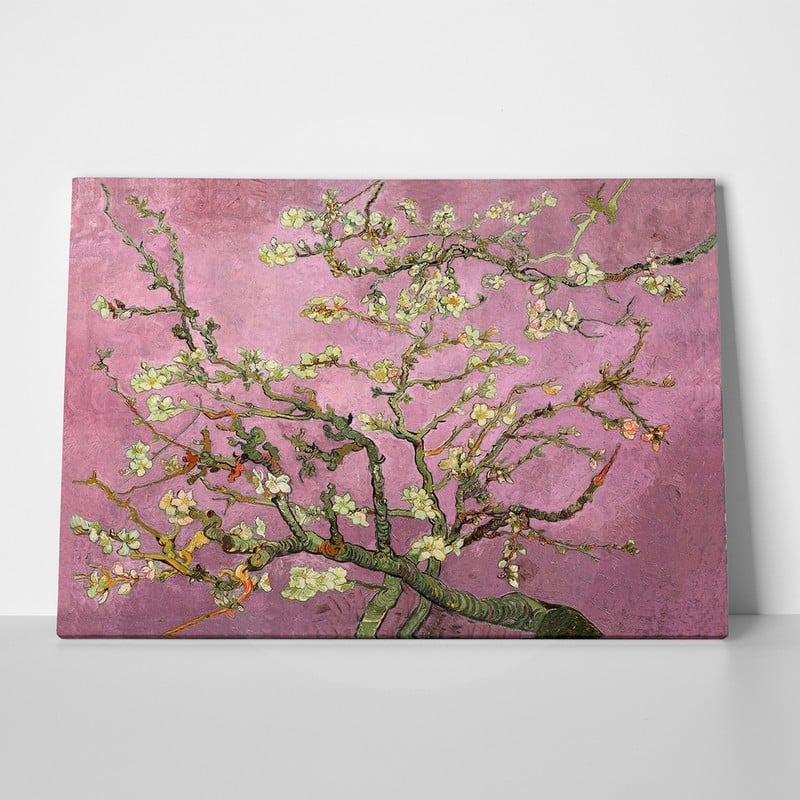 Πινακας σε καμβά VAN GOGH - ALMOND BLOSSOM PINK
