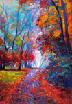Πινακας σε καμβά AUTUMN LANDSCAPE PAINTING