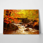 Πινακας σε καμβά AUTUMN RIVER