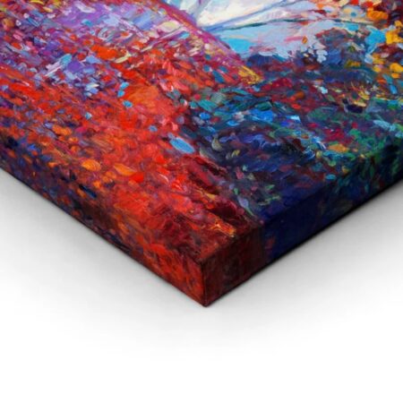 Πινακας σε καμβά AUTUMN LANDSCAPE PAINTING - Δασος Sticky 2