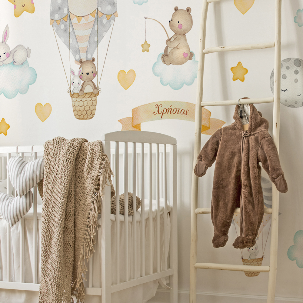 Αυτοκολλητο τοιχου BABY DREAM BALLOONS