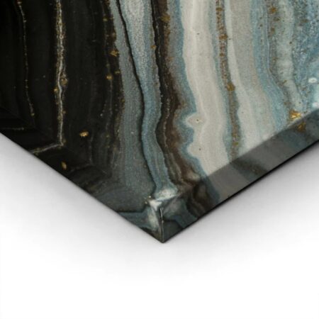 Πινακας σε καμβά BLACK AND GOLD ABSTRACT - Αφηρημενα και Abstract Sticky 2