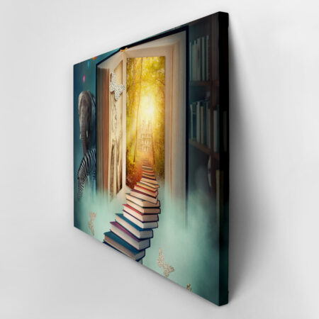 Πινακας σε καμβά BOOK LAND - Παιδικοι και set Sticky 3