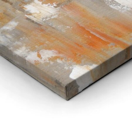 Πινακας σε καμβά BROWN AND GREY - Αφηρημενα και Abstract Sticky 2
