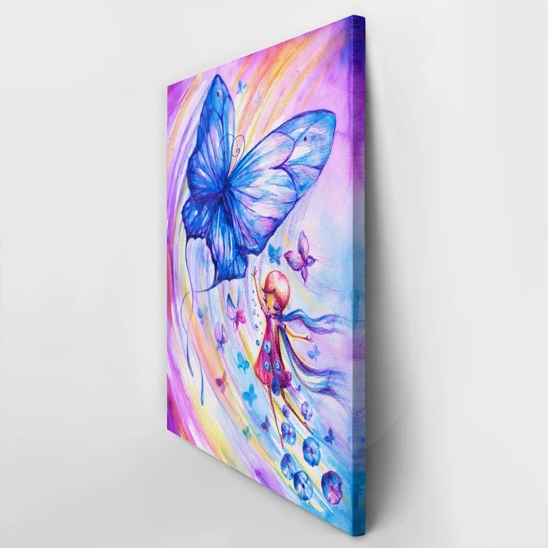 Πινακας σε καμβά BUTTERFLY FANTASY
