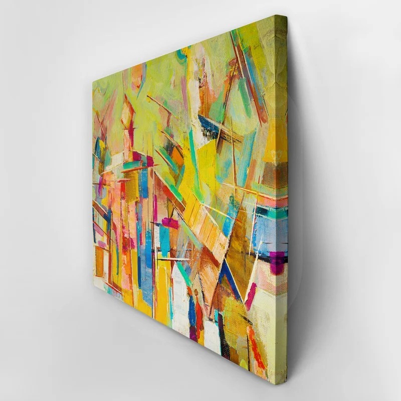 Πινακας σε καμβά COLORFUL OIL PAINTING