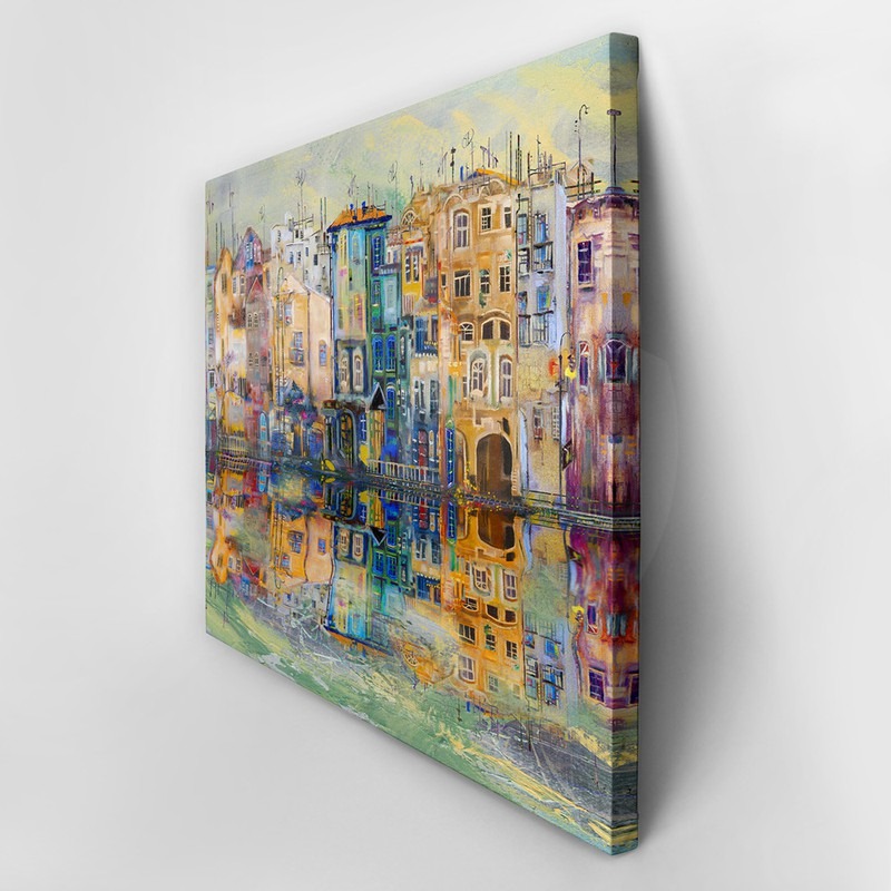 Πινακας σε καμβά COLOUR CITY
