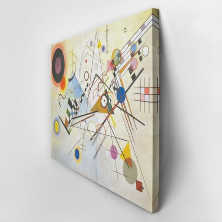 Πινακας σε καμβά KANDINSKY - COMPOSITION No8 - Wassily Kandinsky Sticky 6