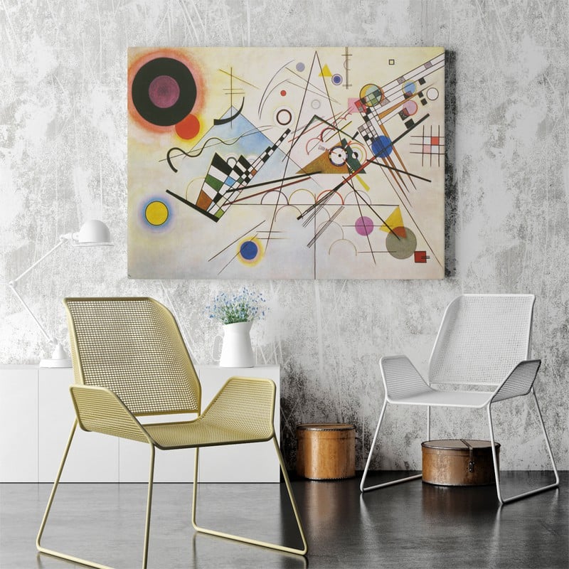 Πινακας σε καμβά KANDINSKY - COMPOSITION No8