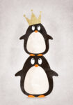 Πινακας σε καμβά CUTE PENGUINS