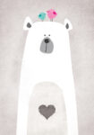 Πινακας σε καμβά CUTE POLAR BEAR