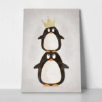 Πινακας σε καμβά CUTE PENGUINS