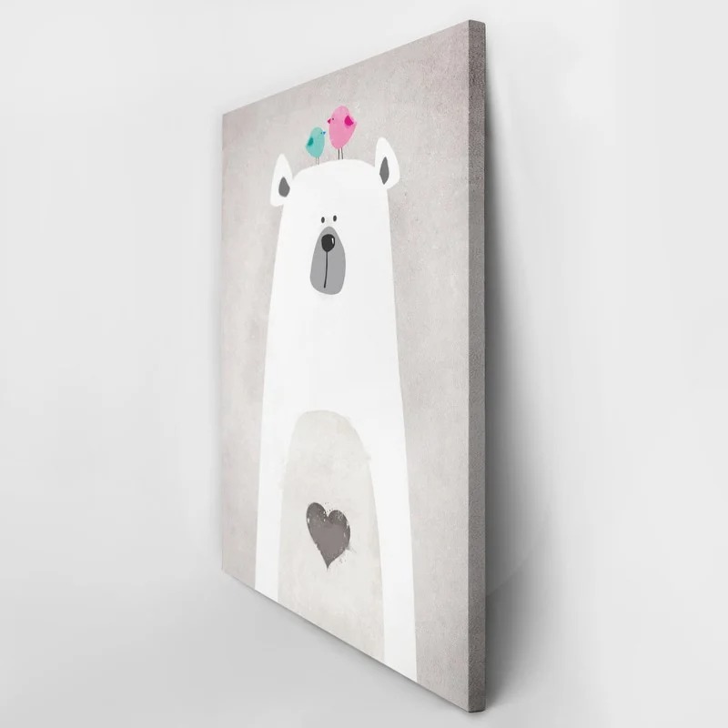 Πινακας σε καμβά CUTE POLAR BEAR