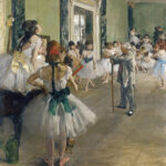Τετράγωνος Πίνακας DEGAS - THE DANCING LESSON