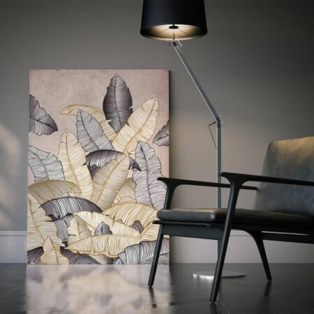 Πινακας σε καμβά EXOTIC BANANA LEAVES - Botanical - Φυτα