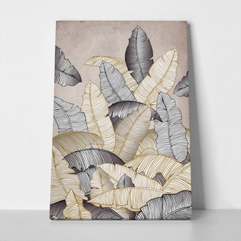 Πινακας σε καμβά EXOTIC BANANA LEAVES