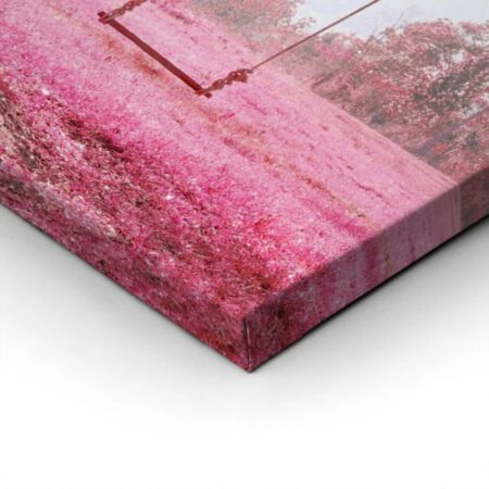 Πινακας σε καμβά FANTASTIC SWING ON TREE PINK - Υπαιθρος Sticky 2
