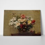 Πινακας σε καμβά FANTIN LATOUR - SUMMER FLOWERS