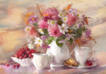Πινακας σε καμβά FLOWERS BOUQUET