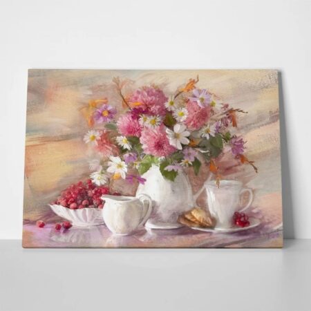 Πινακας σε καμβά FLOWERS BOUQUET - Μπουκετα Λουλουδιων Sticky 1