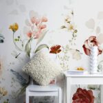Αυτοκόλλητη Ταπετσαρία τοίχου GARDEN FLOWERS