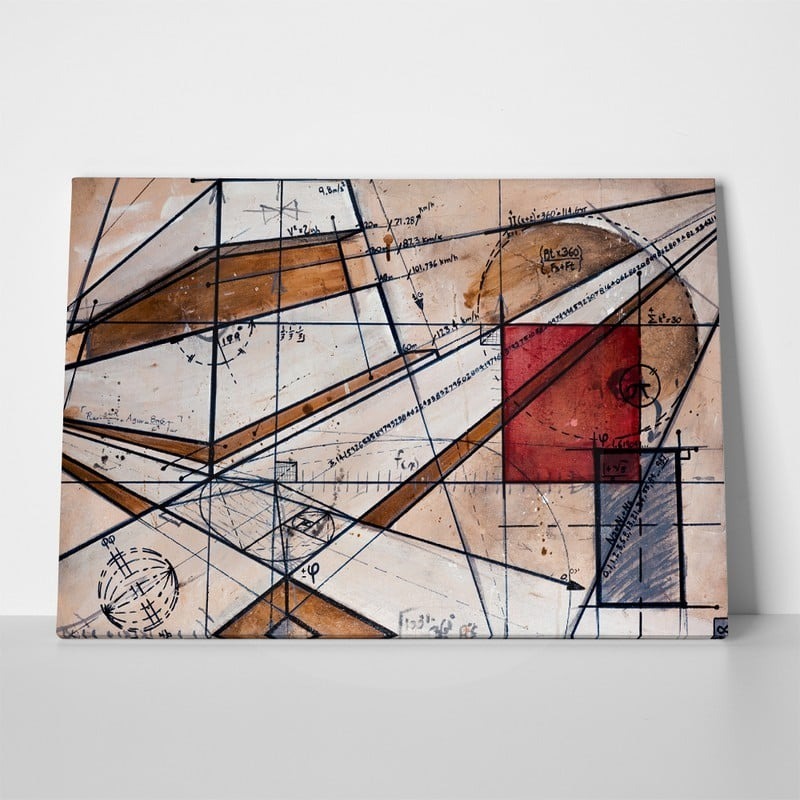 Πινακας σε καμβά GEOMETRIC ABSTRACT 2