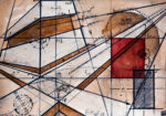 Πινακας σε καμβά GEOMETRIC ABSTRACT 2