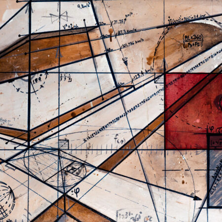 Πινακας σε καμβά GEOMETRIC ABSTRACT 2 - Επιστημη και Υγεια Sticky 5