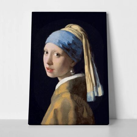Πινακας σε καμβά VERMEER - GIRL WITH A PEARL EARRING - Johannes Vermeer Sticky 1