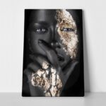 Πινακας σε καμβά GOLD FACE