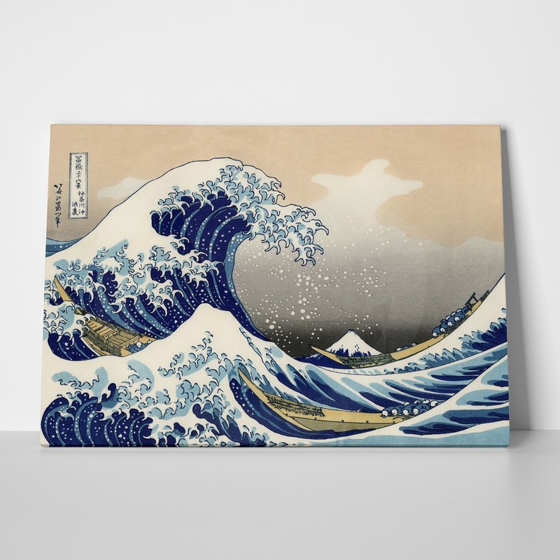 Πινακας σε καμβά HOKUSAI - GREAT WAVE