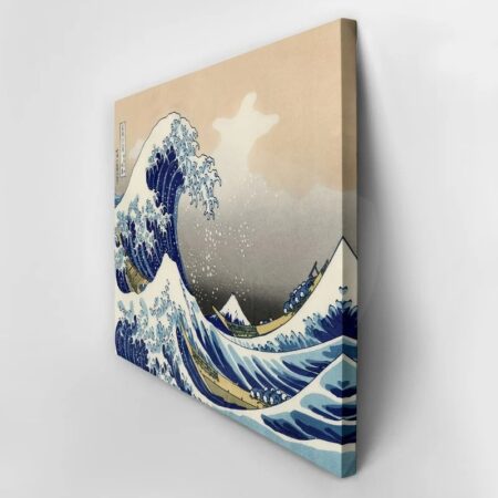 OUTLET Πίνακας σε καμβά HOKUSAI - GREAT WAVE 120cm x 80cm - OUTLET Sticky 3