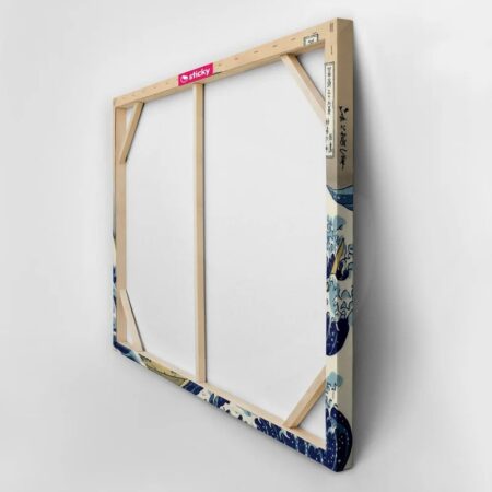 OUTLET Πίνακας σε καμβά HOKUSAI - GREAT WAVE 120cm x 80cm - OUTLET Sticky 4