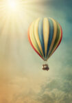 Πινακας σε καμβά HOT AIR BALLOON IN THE SKY