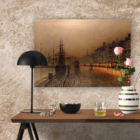 Πινακας σε καμβά JOHN ATKINSON - GREENOCK DOCK - John Atkinson