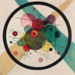 Πίνακας σε καμβά KANDINSKY - CIRCLES IN A CIRCLE