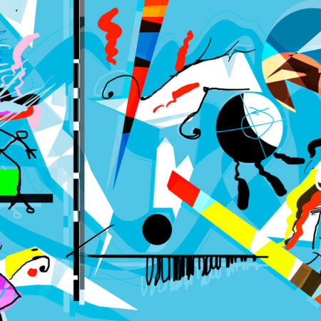 Πινακας σε καμβά KANDINSKY - VACKIERO - Wassily Kandinsky Sticky 6