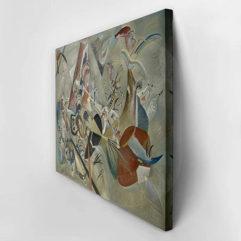 Πίνακας σε καμβά KANDINSKY - IN GREY