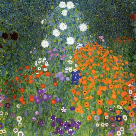 Πινακας σε καμβα KLIMT - COTTAGE GARDEN - Gustav Klimt Sticky 5