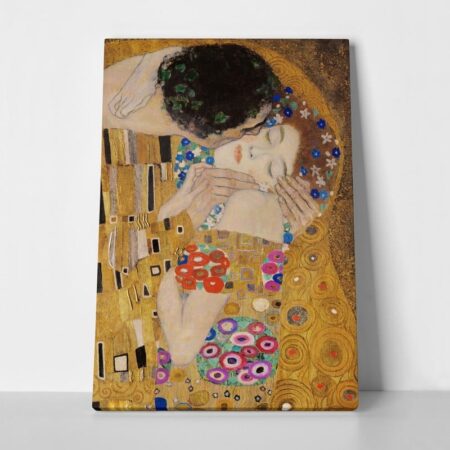 Πινακας σε καμβά KLIMT - KISS (DETAIL) - Gustav Klimt Sticky 1