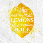 Πινακας σε καμβά LEMON