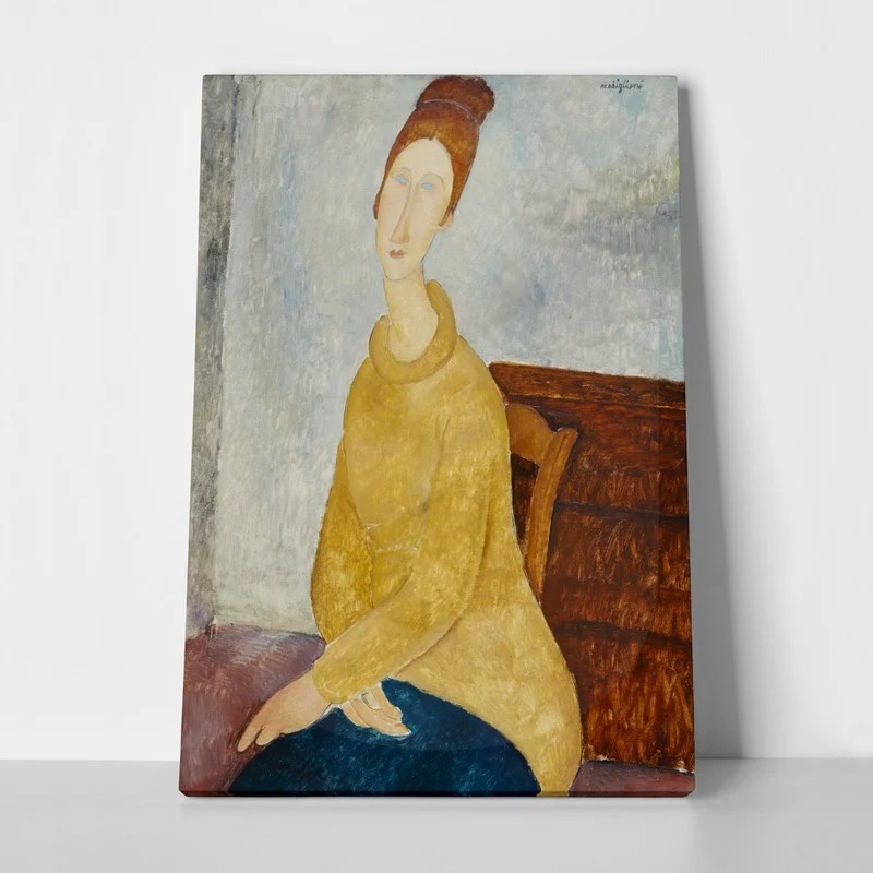 Πινακας σε καμβά MODIGLIANI JAUNE - LE SWEATER