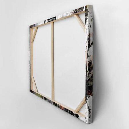 Πινακας σε καμβά LILIES MODERN ABSTRACT ART STYLE CUBISM - Κρινα Sticky 4