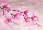 Πινακας σε καμβά MAGNOLIA BRANCH