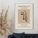 Πόστερ MINIMALIST FACE SILHOUETTE - Posters